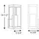 Patewood One Light Wall Lantern (P560040-031)