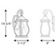 Township One Light Wall Lantern (P5692-108)