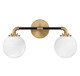 Dresden Two Light Bathroom Vanity (L8-9604-2-143)