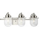Progress Lighting - P300436-009 - Three Light Bath - Northlake - Brushed Nickel