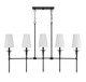 Trundle Five Light Linear Chandelier (L1-5609-5-89)