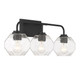 Baldwin Three Light Bathroom Vanity (L8-4399-3-BK)