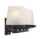 Klein Four Light Bathroom Vanity (L8-5250-4-BK)