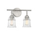 Fuller Two Light Bathroom Vanity (L8-8055-2-SN)