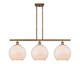 Innovations - 516-3I-BB-G121-10CSN-LED - Three Light Island Pendant - Ballston - Brushed Brass