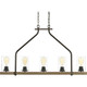 Barnes Mill Five Light Linear Chandelier (P400055-020)