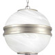 Progress Lighting - P500204-081 - Three Light Pendant - Point Dume-Moonrise - Antique Nickel