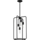 Progress Lighting - P500224-031 - Four Light Pendant - Bonn - Black