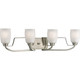 Progress Lighting - P2797-09 - Four Light Bath - Wisten - Brushed Nickel