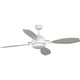 Progress Lighting - P250040-028-30 - 56Ceiling Fan - Rudder - Satin White
