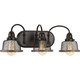 Progress Lighting - P300044-020 - Three Light Bath Bracket - Tilley - Antique Bronze