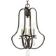 Progress Lighting - P500099-020 - Four Light Pendant - Anjoux - Antique Bronze
