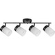 Progress Lighting - P900012-031 - Four Light Head Track - Ridgecrest - Black