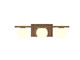 Accord Lighting - 4207.18 - Three Light Wall Lamp - Clean - American Walnut