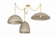 Hudson Valley - BKO1402-VGL/GLI - Three Light Chandelier - Eve - Vintage Gold Leaf