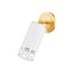 Mitzi - H705101-AGB/CGW - One Light Wall Sconce - Jean - Aged Brass/Ceramic Gloss White