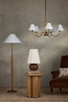 Siena One Light Floor Lamp (HL1162401-PBR)