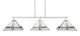 Toltec Lighting - 2643-BN-955 - Three Light Island Pendant - Odyssey - Brushed Nickel