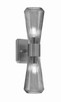 Toltec Lighting - 4820-GP-882 - Two Light Wall Sconce - Everleigh - Graphite