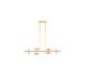 Amani 14 Light Linear Chandelier (1-1591-14-38)