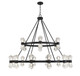 Savoy House - 1-1938-36-89 - LED Chandelier - Dryden - Matte Black