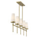 Haynes Five Light Linear Chandelier