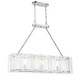 Savoy House - 1-8203-3-109 - Three Light Linear Chandelier - Genry - Polished Nickel