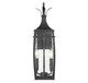 Montpelier Two Light Outdoor Wall Lantern (5-766-BK)