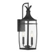 Montpelier Two Light Outdoor Wall Lantern (5-766-BK)