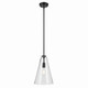 Kichler - 42199BK - One Light Pendant - Everly - Black