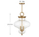 Bergdorf Three Light Pendant