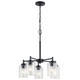 Winslow Five Light Chandelier (44030BK)