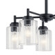 Winslow Five Light Chandelier (44030BK)