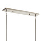 Lente Seven Light Linear Chandelier in Brushed Nickel (12-44252NI)