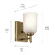 Shailene One Light Wall Sconce (45572NBR)