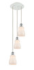 Innovations - 113B-3P-WPC-G391 - LED Pendant - Ballston - White Polished Chrome
