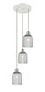 Innovations - 113B-3P-WPC-G559-5SM - Three Light Pendant - Ballston - White Polished Chrome