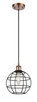 Innovations - 516-1P-AC-CE-8-BK - LED Pendant - Ballston - Antique Copper