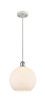 Innovations - 516-1P-WPC-G121-10 - One Light Mini Pendant - Ballston - White Polished Chrome
