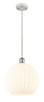 Innovations - 516-1P-WPC-G1217-12WV - LED Mini Pendant - Ballston - White Polished Chrome