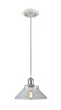 Innovations - 516-1P-WPC-G132-LED - LED Mini Pendant - Ballston - White Polished Chrome