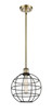 Innovations - 516-1S-AB-CE-10-BK - LED Pendant - Ballston - Antique Brass
