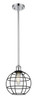 Innovations - 516-1S-PC-CE-8-BK - LED Pendant - Ballston - Polished Chrome