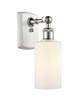 Innovations - 516-1W-WPC-G801 - One Light Wall Sconce - Ballston - White Polished Chrome