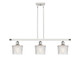 Innovations - 516-3I-WPC-G402 - Three Light Island Pendant - Ballston - White Polished Chrome