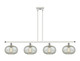 Innovations - 516-4I-WPC-G249-LED - LED Island Pendant - Ballston - White Polished Chrome