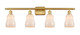 Innovations - 516-4W-SG-G391 - Four Light Bath Vanity - Ballston - Satin Gold