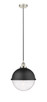 Innovations - 616-1PH-PN-HFS-124-BK - One Light Pendant - Downtown Urban - Polished Nickel