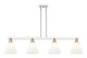 Innovations - 716-4I-PN-GBC-81 - Four Light Island Pendant - Arcadia - Polished Nickel