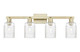 Innovations - 716-4W-AB-G342 - Four Light Bath Vanity - Arcadia - Antique Brass